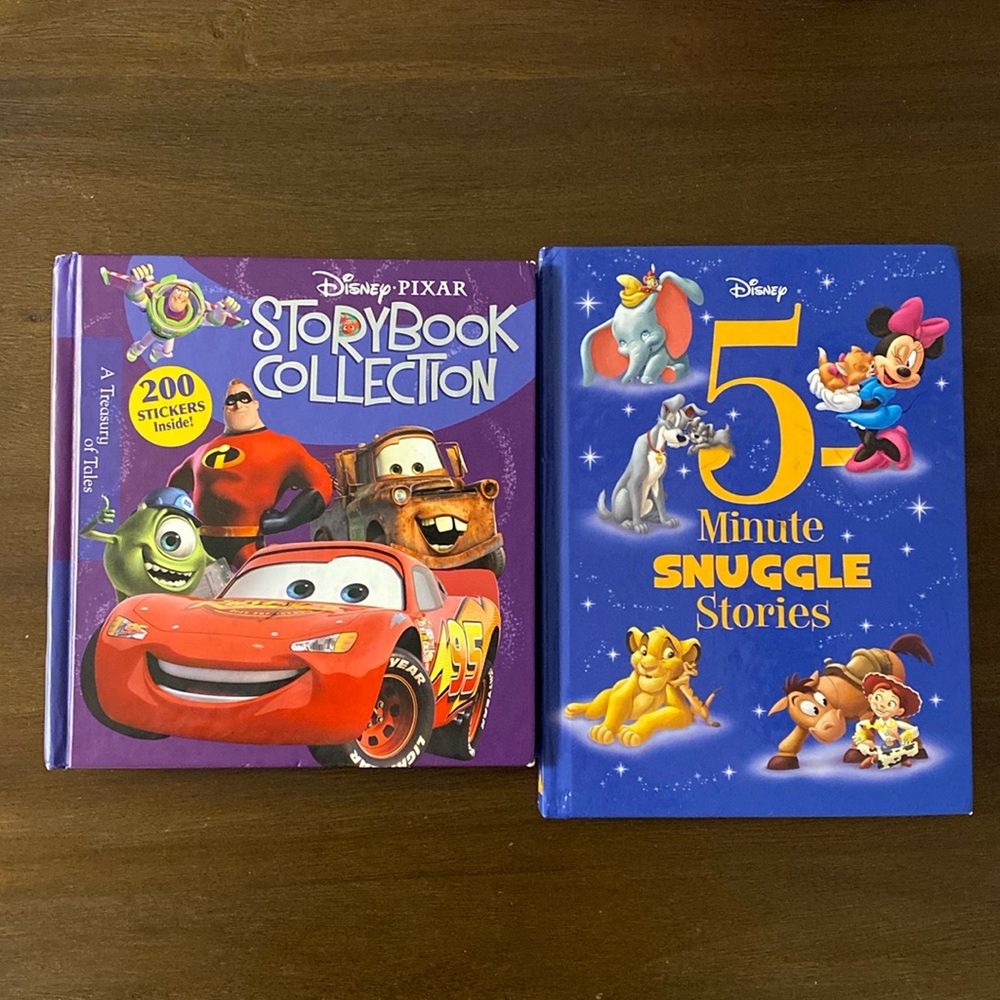 Disney Pixar Storybook Collection A Treasury of Tales & 5 Minute Snuggle Stories